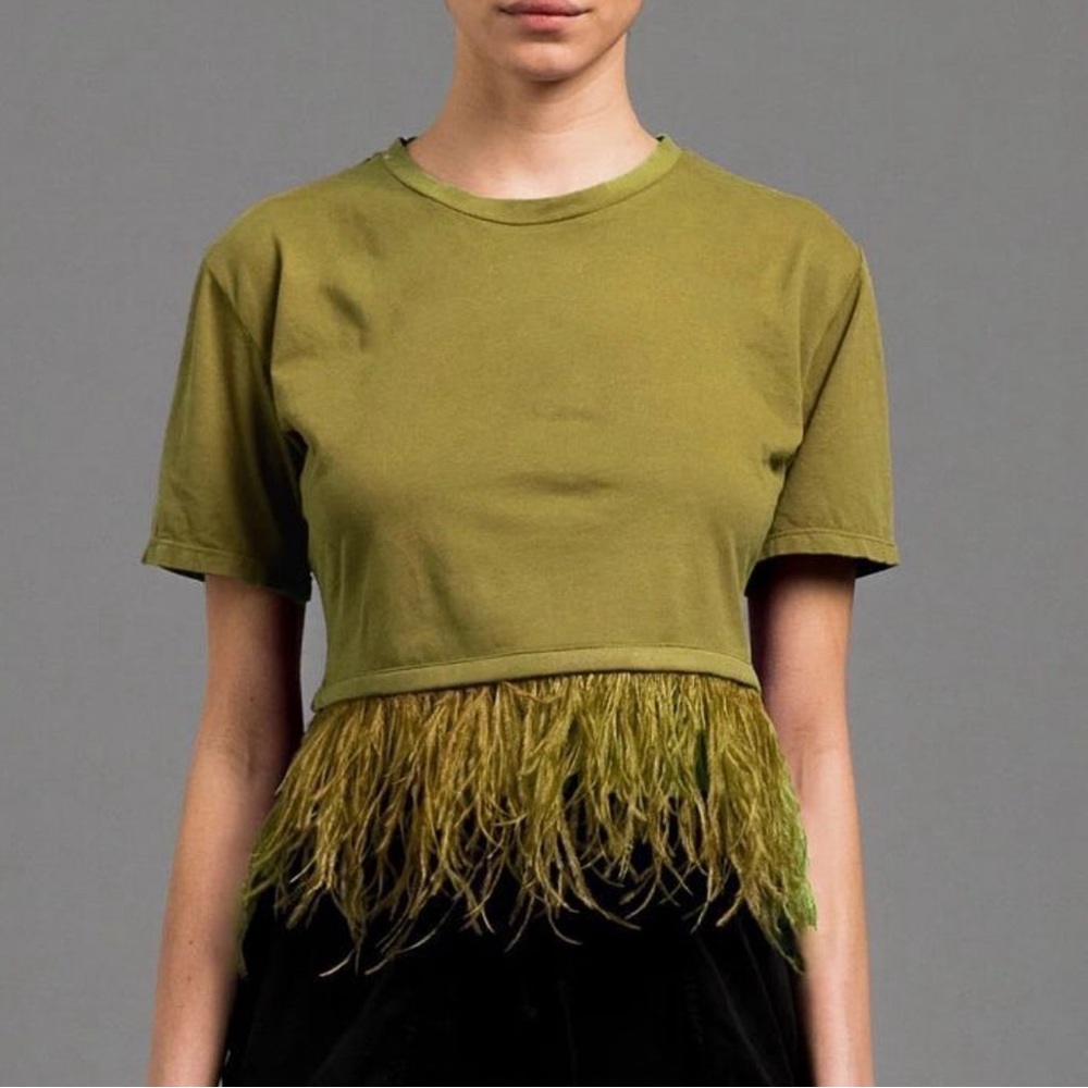 Le Superb Birdie Tee in Moss